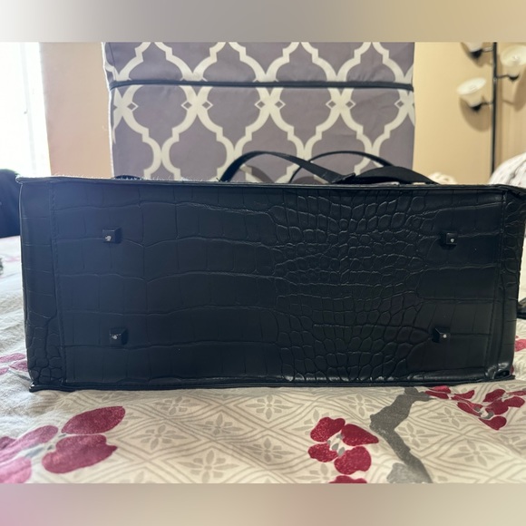 EUC* BEIS Work Tote - Black Croc - Picture 11 of 15